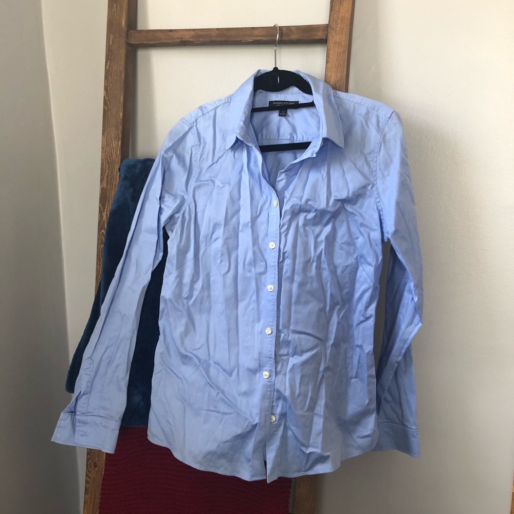 Banana Republic Blue Button Down
